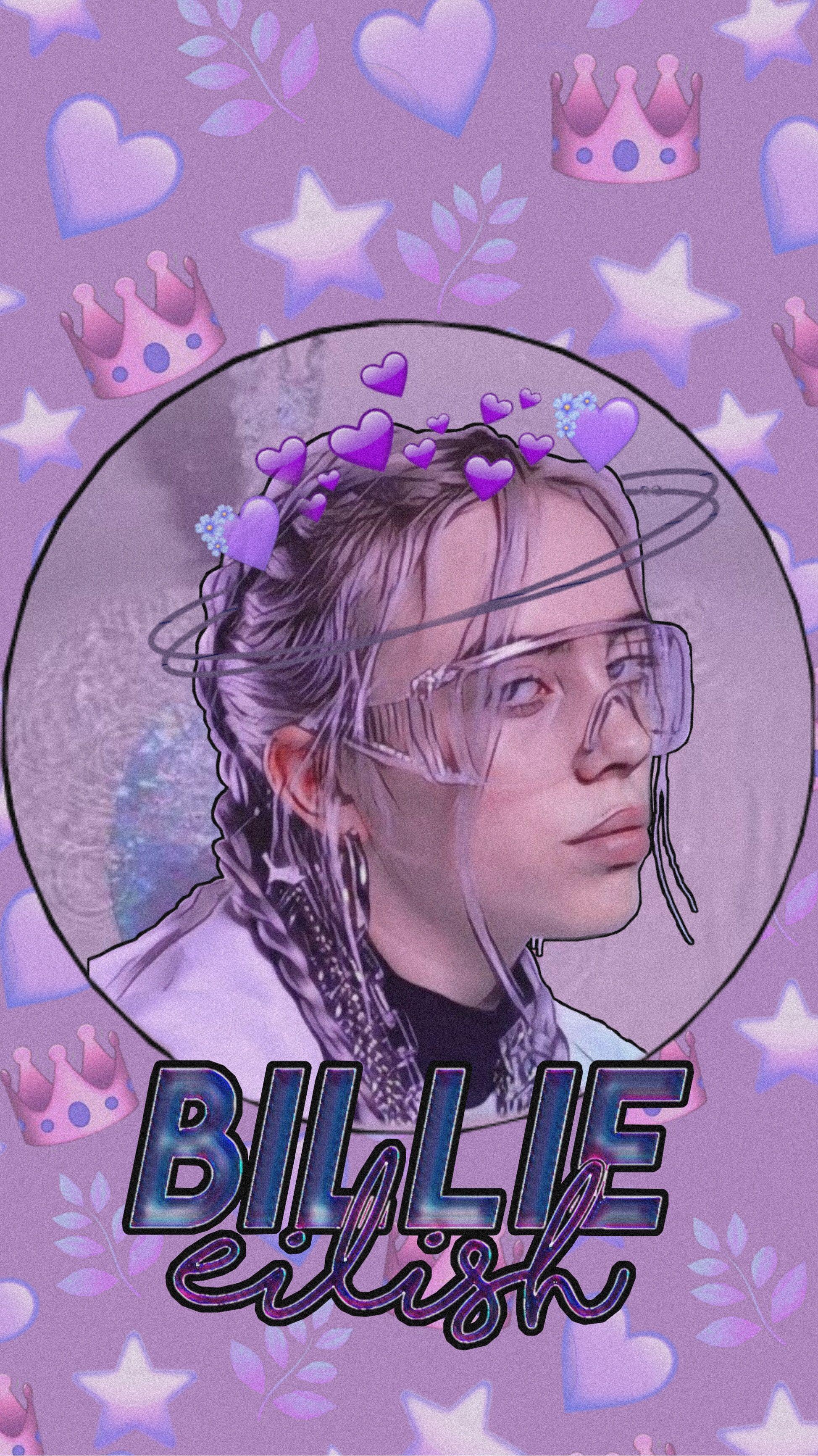 Billie Eilish Purple Aesthetic