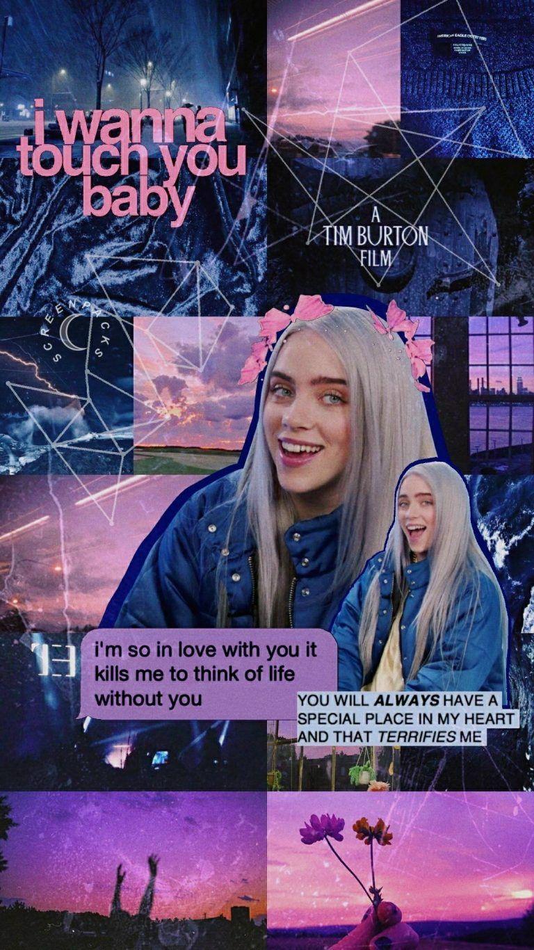 Billie Eilish Purple Wallpapers Top Free Billie Eilish Purple