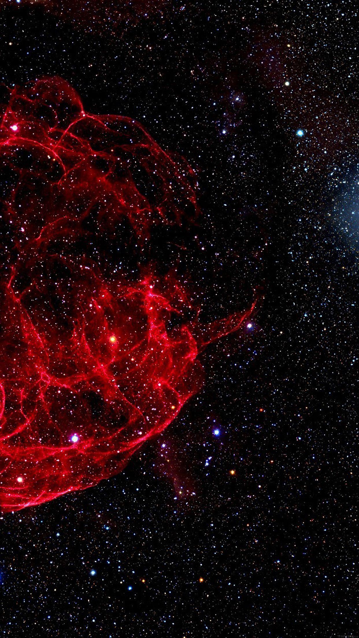Red Galaxy Wallpaper Hd