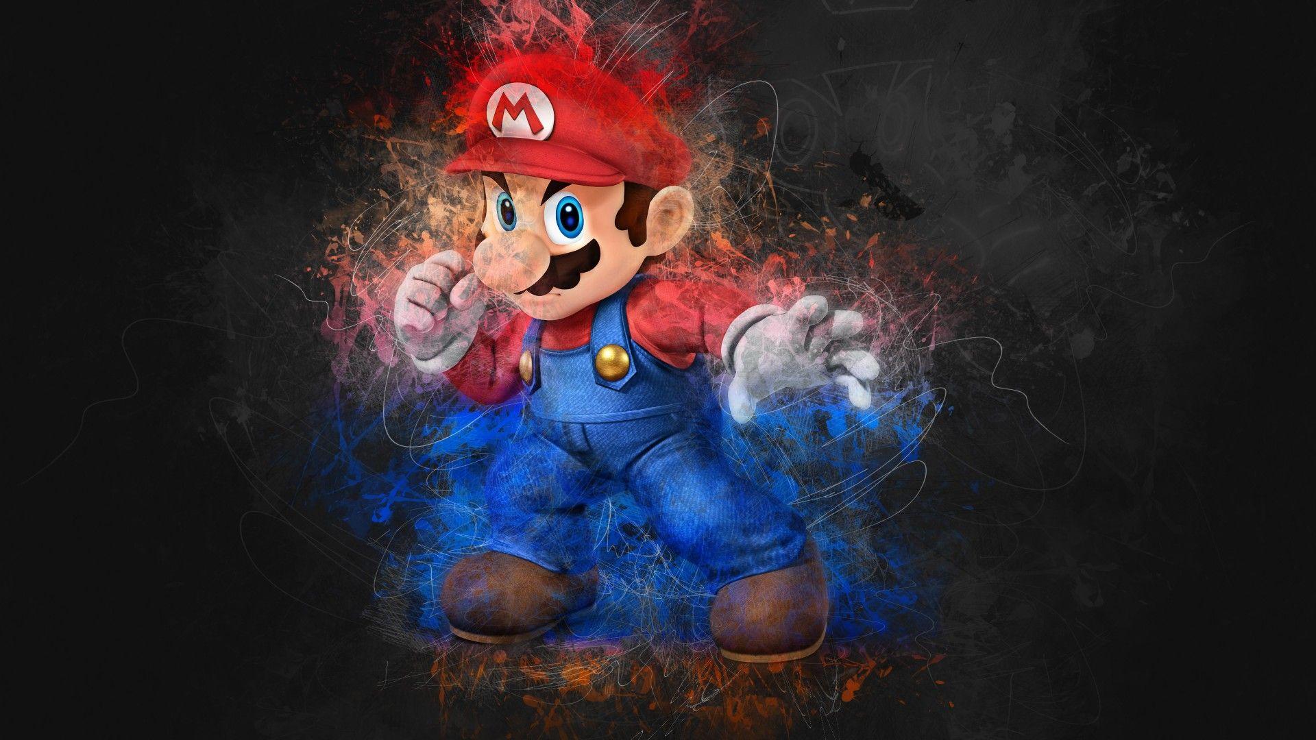 Dark Mario Wallpapers Top Free Dark Mario Backgrounds WallpaperAccess
