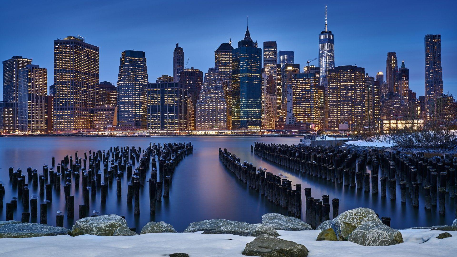 New York City Lights Winter Wallpapers Top Free New York City Lights