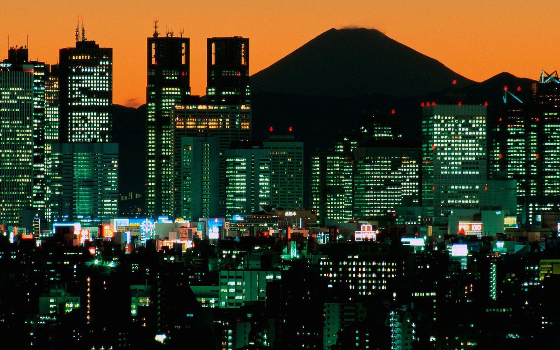 Tokyo Skyline at Night Wallpapers Top Free Tokyo Skyline at Night