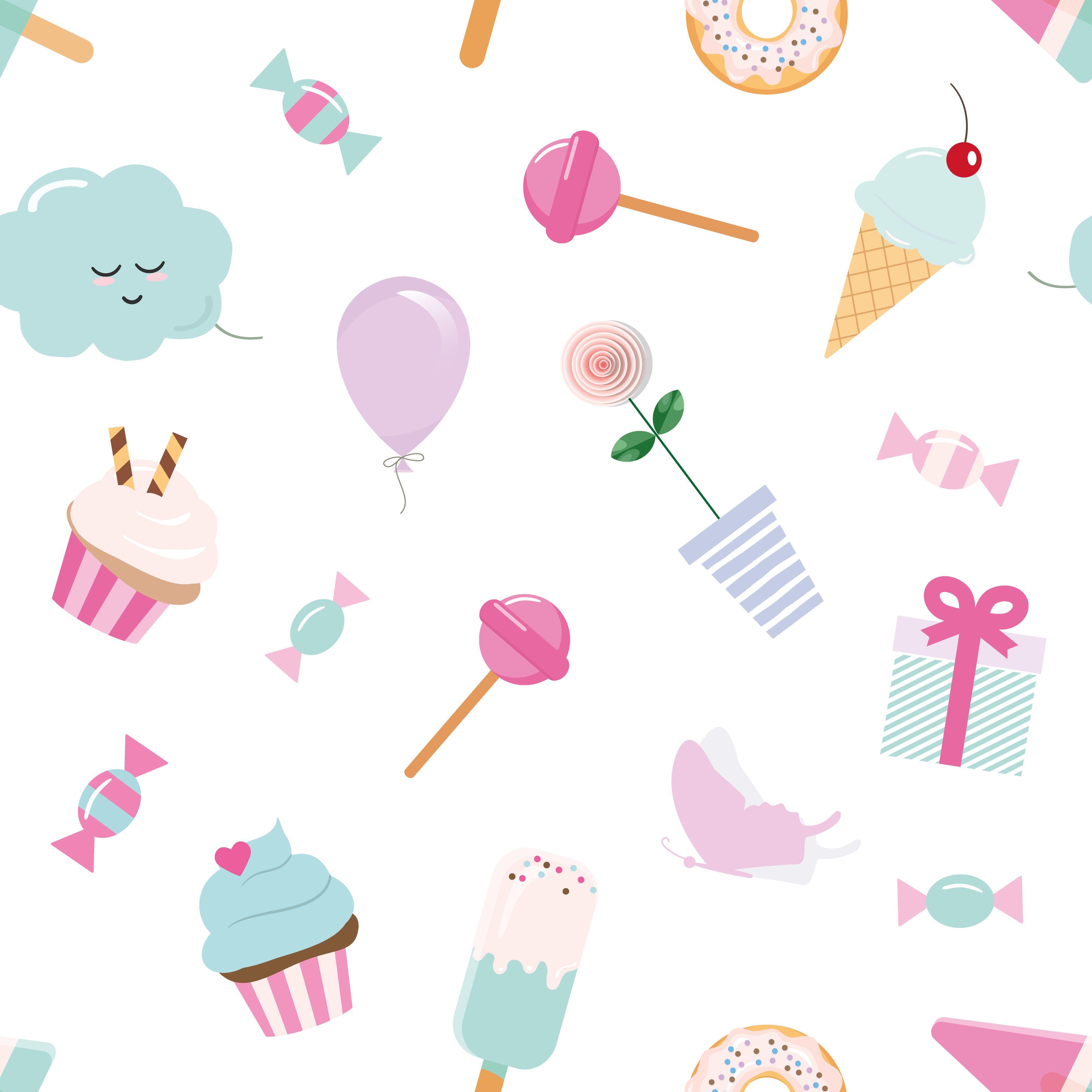 Candy Kawaii Pastel Wallpapers Top Free Candy Kawaii Pastel Backgrounds WallpaperAccess