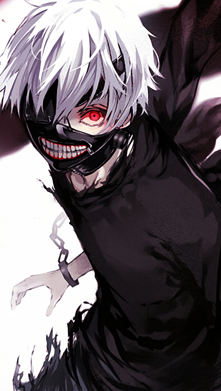 Ken Kaneki Lock Screen Dark Anime Wallpaper Iphone Mundopiagarcia