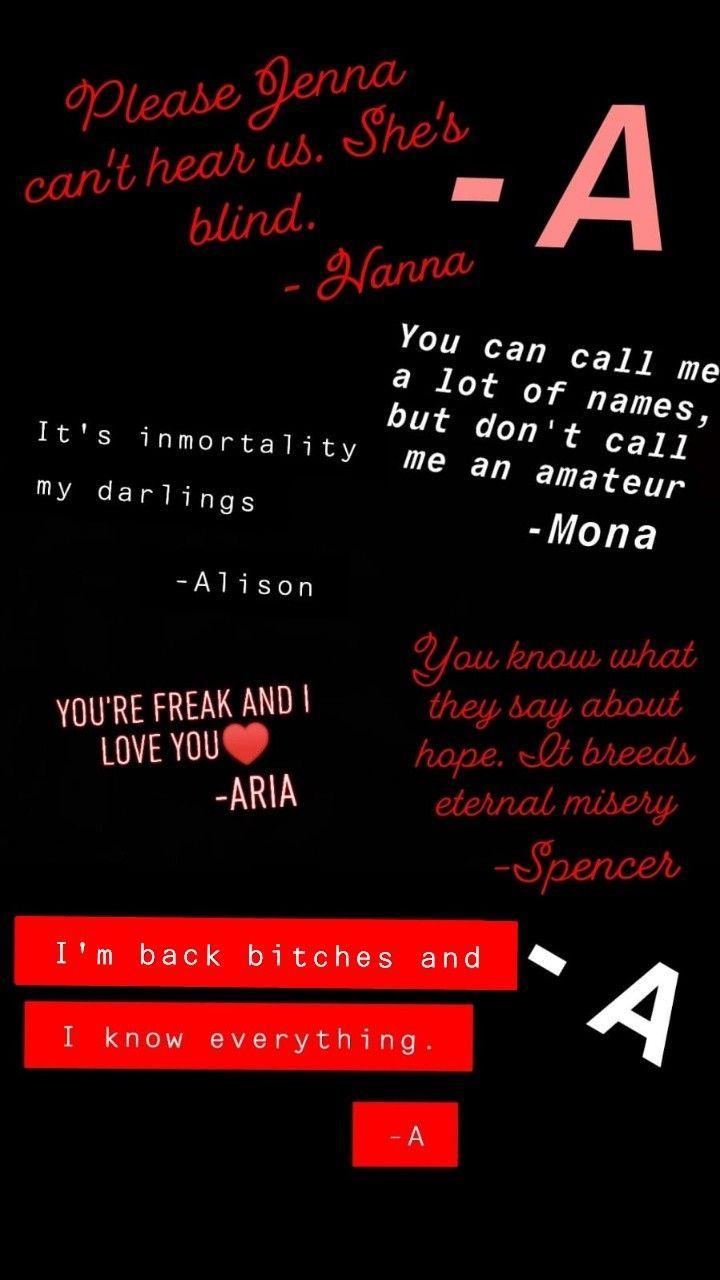 A Quotes Pretty Little Liars