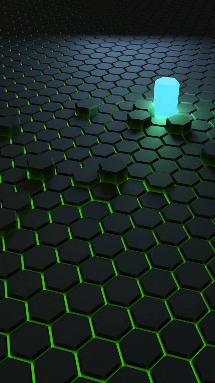 Green Hexagon Wallpapers Top Free Green Hexagon Backgrounds