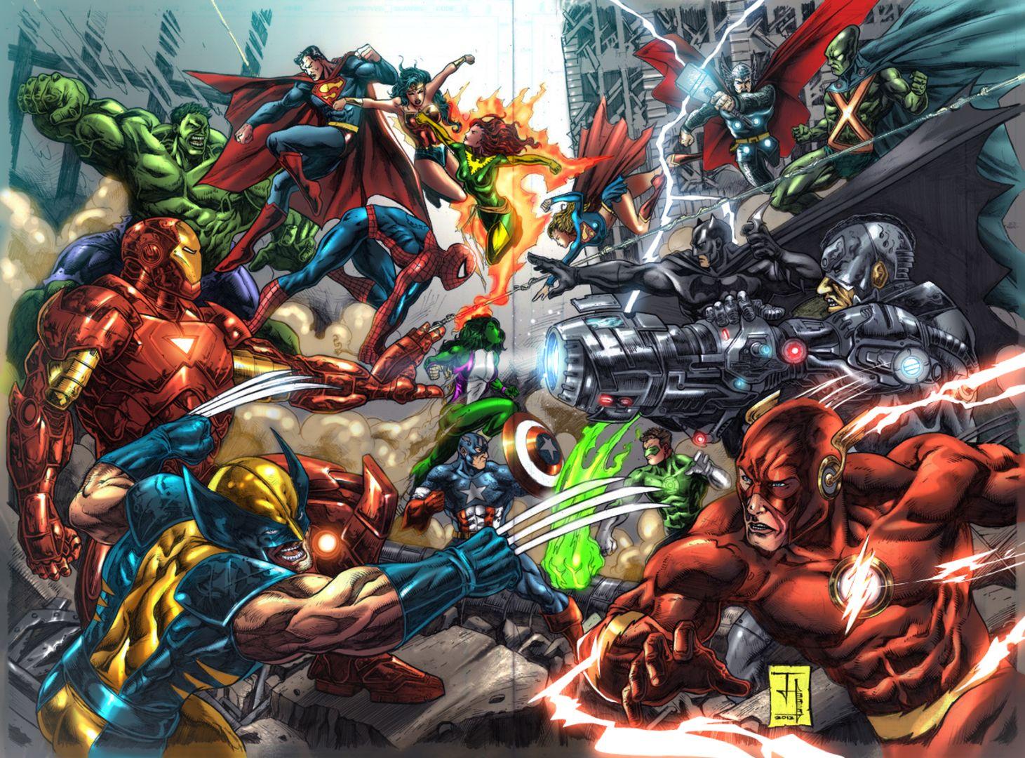 Marvel Vs. DC Wallpapers Top Free Marvel Vs. DC Backgrounds