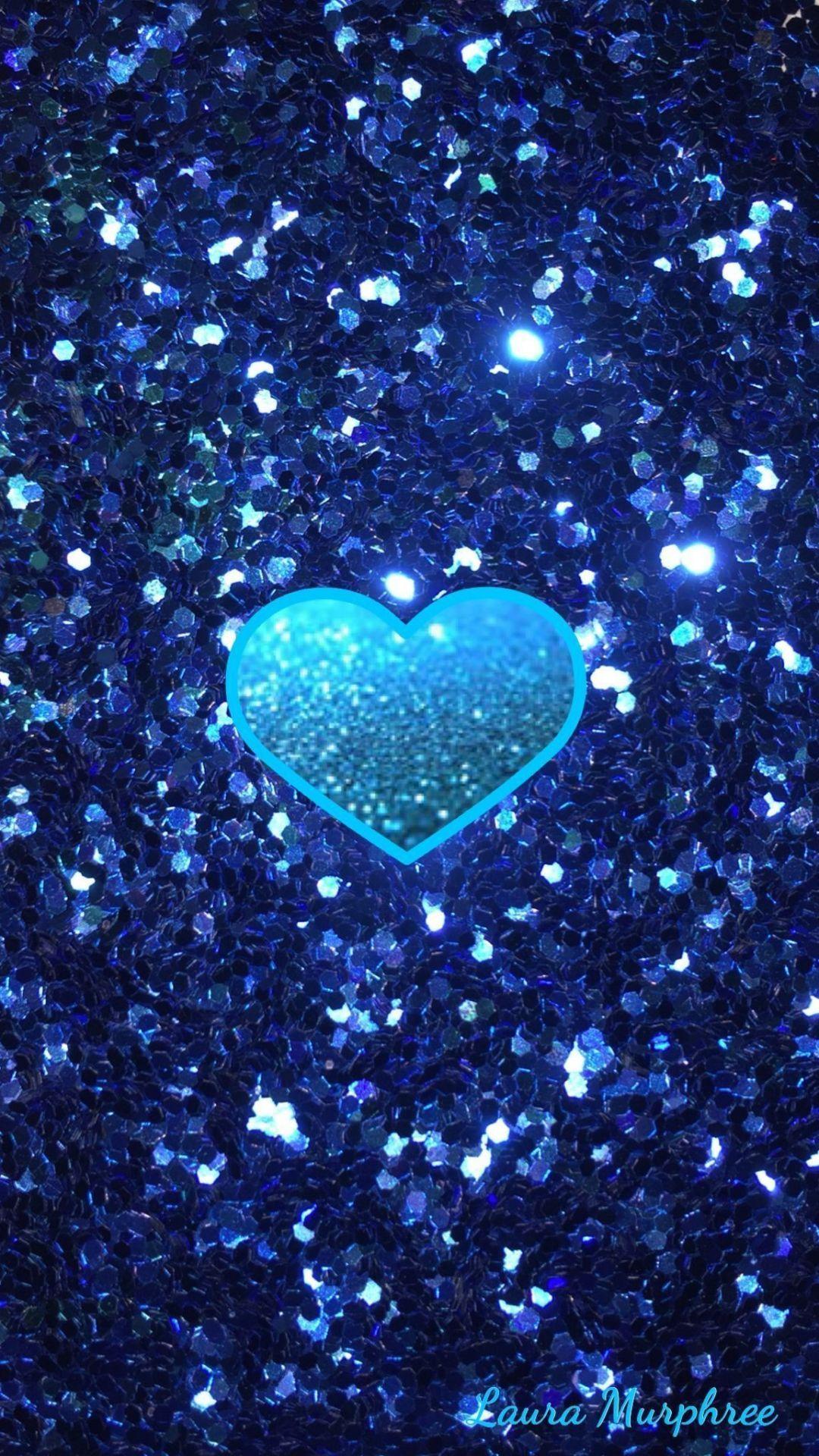 Blue Heart iPhone Wallpapers Top Free Blue Heart iPhone Backgrounds