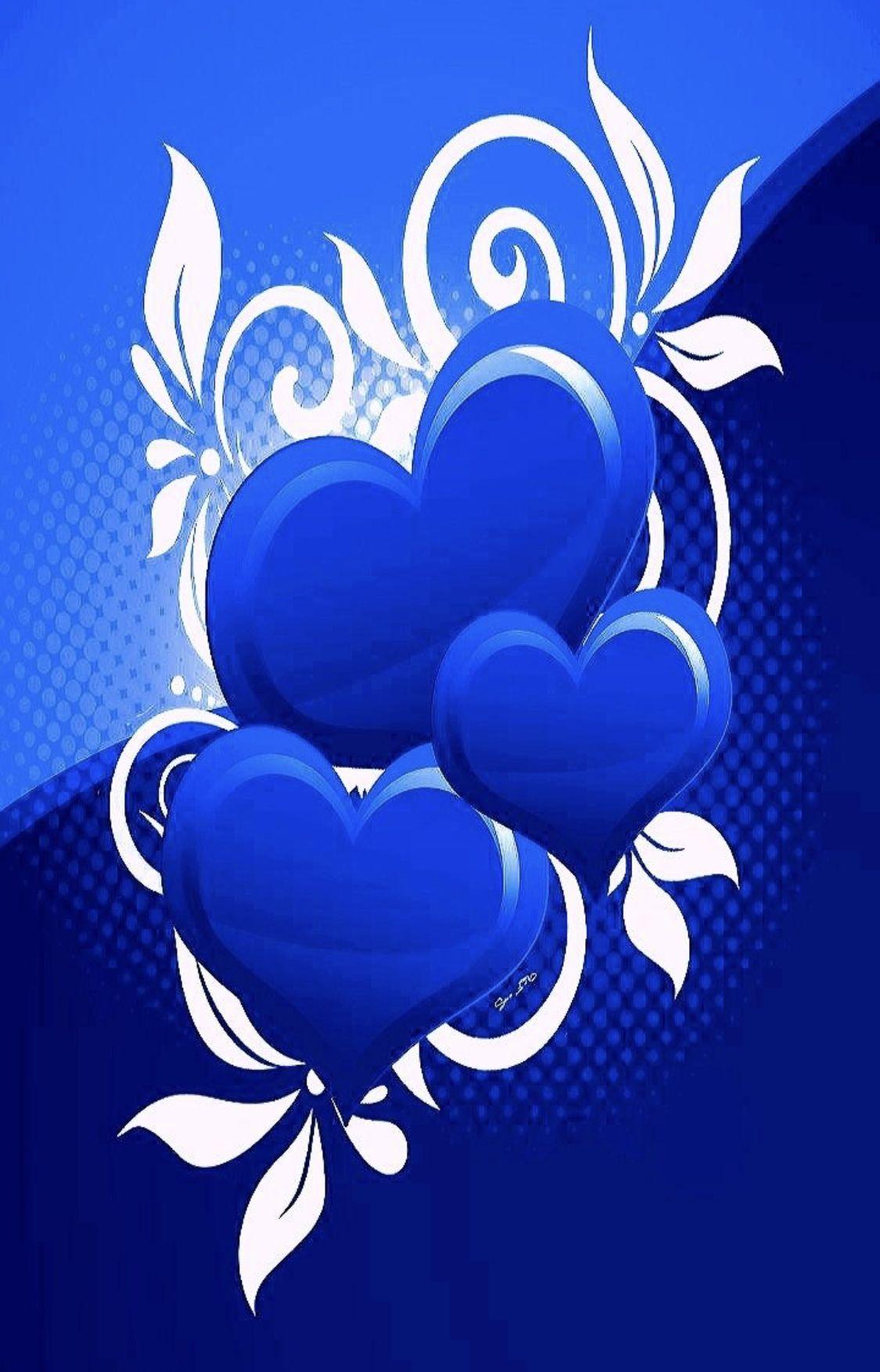 Blue Heart iPhone Wallpapers Top Free Blue Heart iPhone Backgrounds