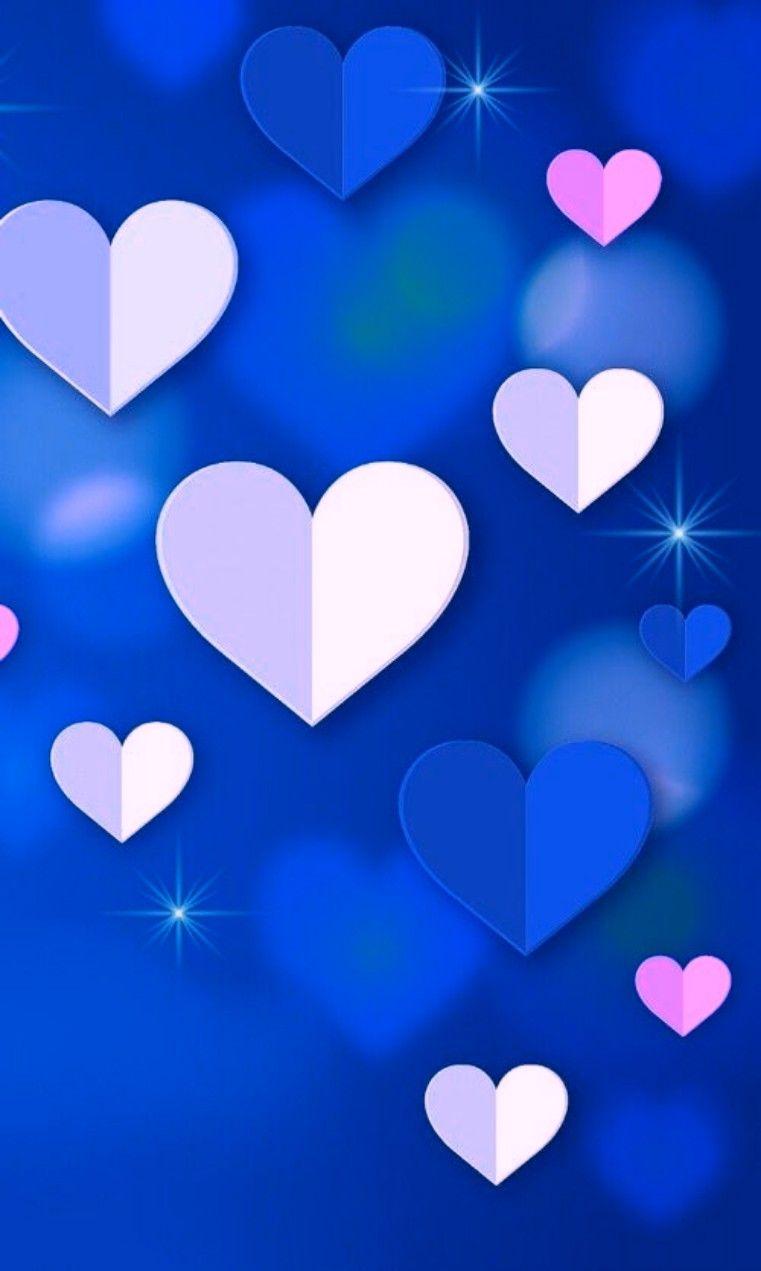 Blue Heart iPhone Wallpapers Top Free Blue Heart iPhone Backgrounds