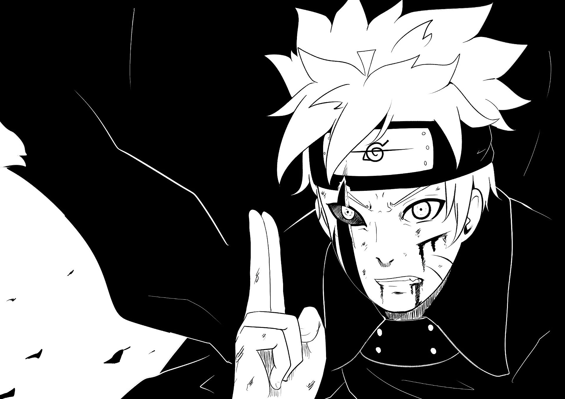 Cool Naruto Pictures Black And White Pain Naruto Black And White