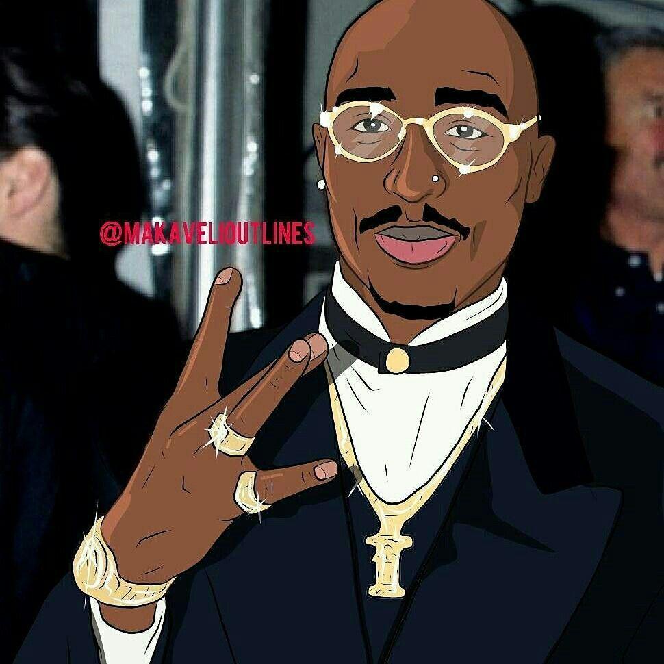 Cartoon 2Pac Wallpapers Top Free Cartoon 2Pac Backgrounds