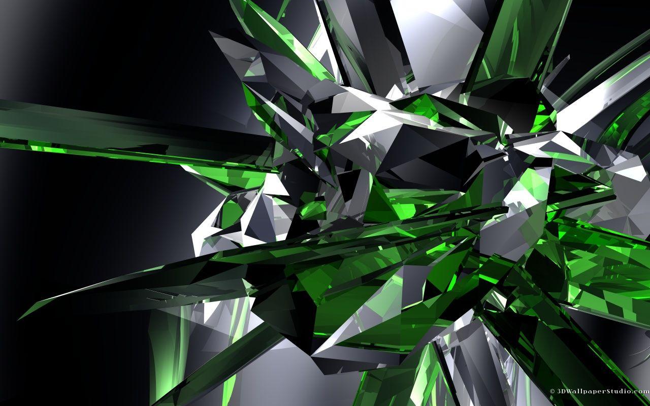 Green Crystal Wallpapers Top Free Green Crystal Backgrounds WallpaperAccess