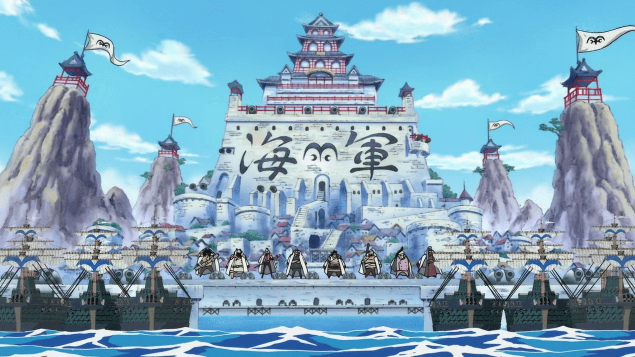 One Piece Marine Wallpapers Top Free One Piece Marine Backgrounds