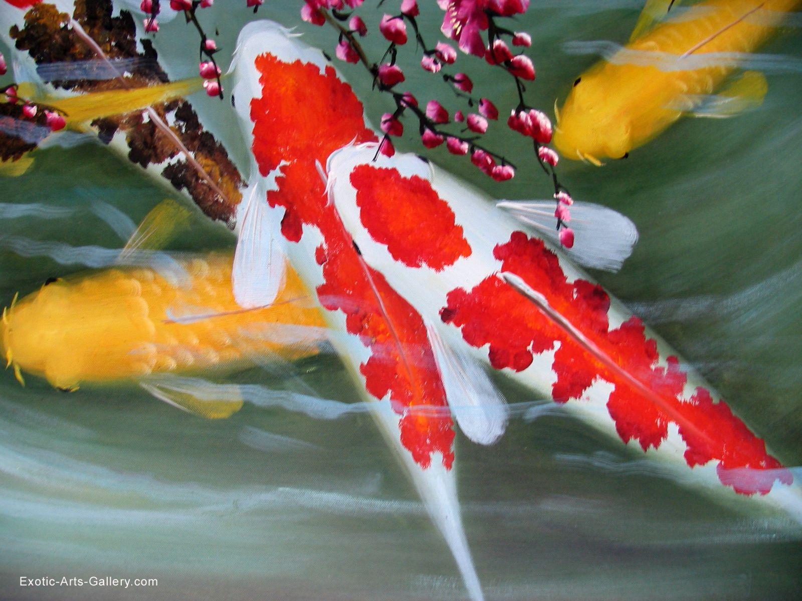 Gold Koi Wallpapers Top Free Gold Koi Backgrounds WallpaperAccess