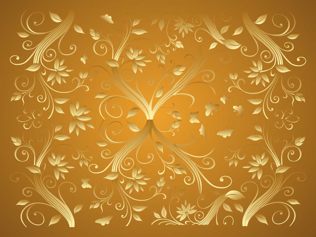 Golden Floral Wallpapers Top Free Golden Floral Backgrounds