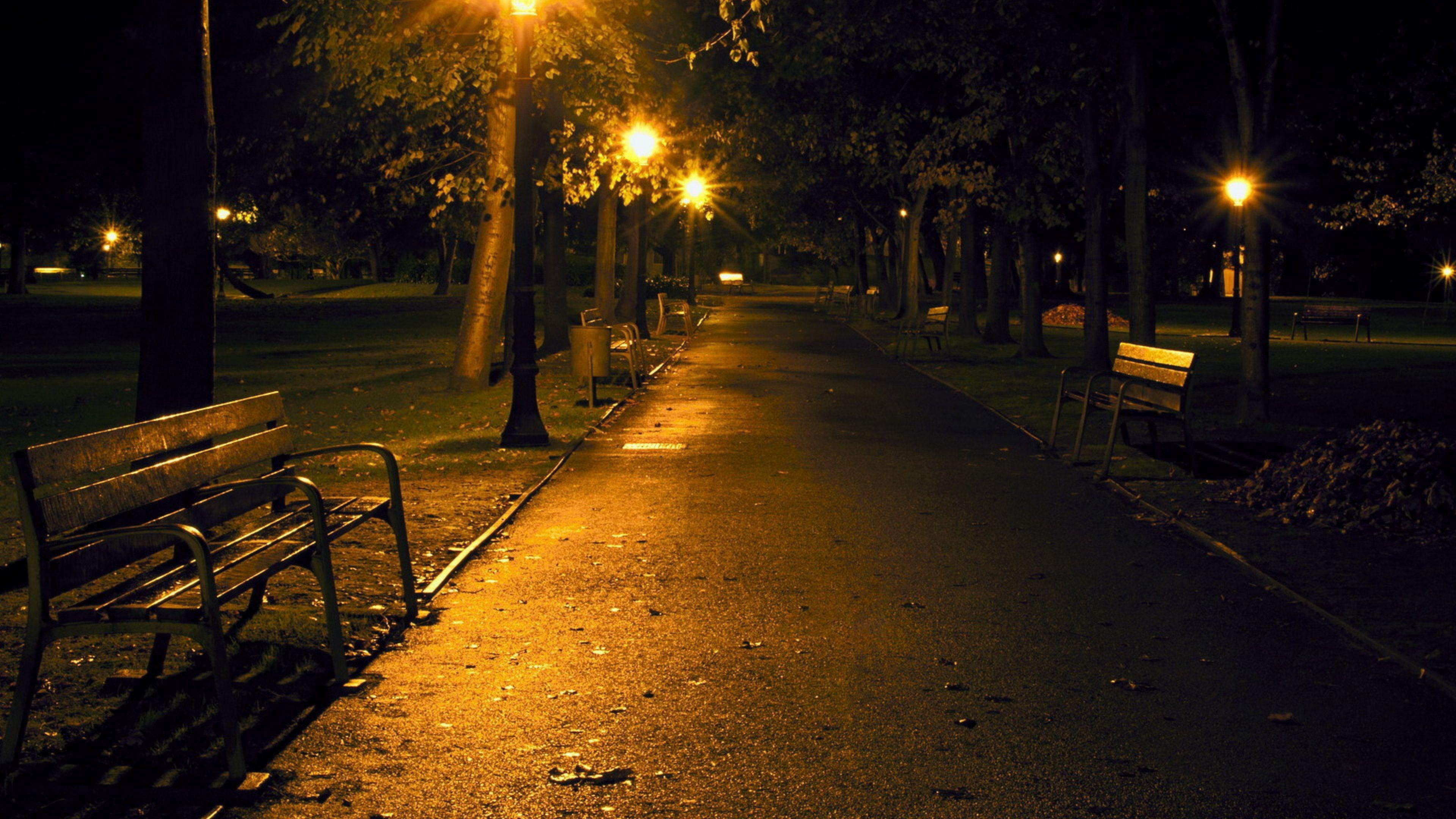 Night Park Wallpapers Top Free Night Park Backgrounds WallpaperAccess