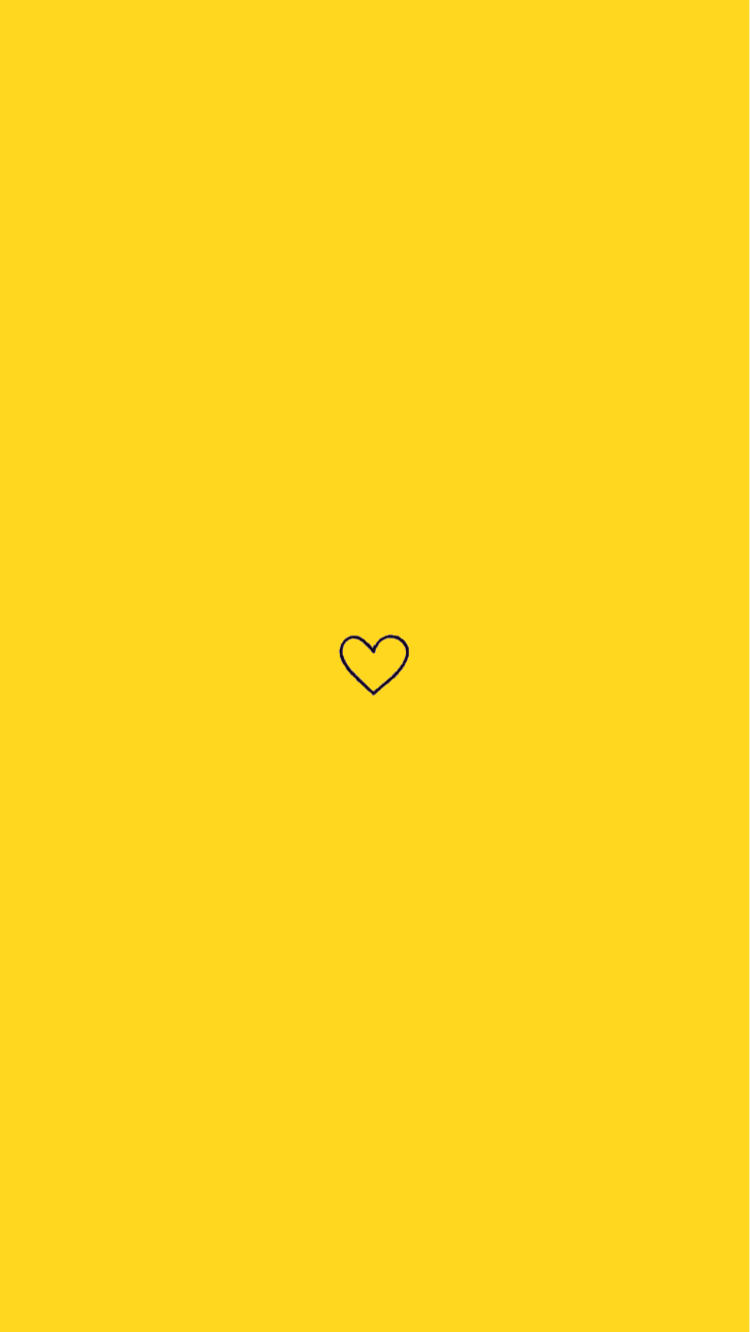 Yellow Heart iPhone Wallpapers Top Free Yellow Heart iPhone