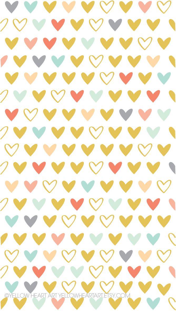 Yellow Heart iPhone Wallpapers Top Free Yellow Heart iPhone