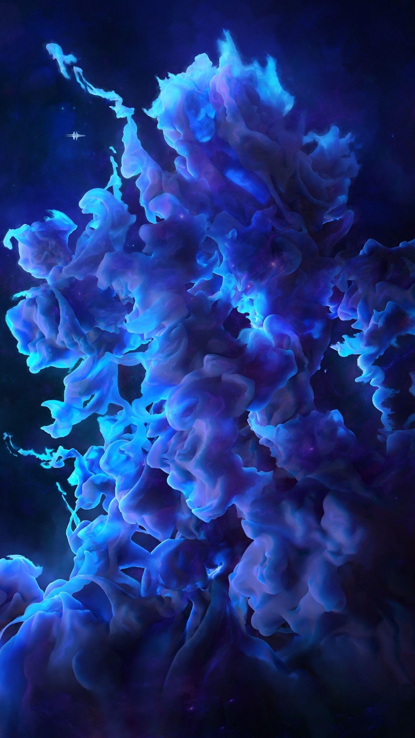 Galaxy Blue Background Aesthetic Iphone Aesthetic Galaxy Wallpaper Hd