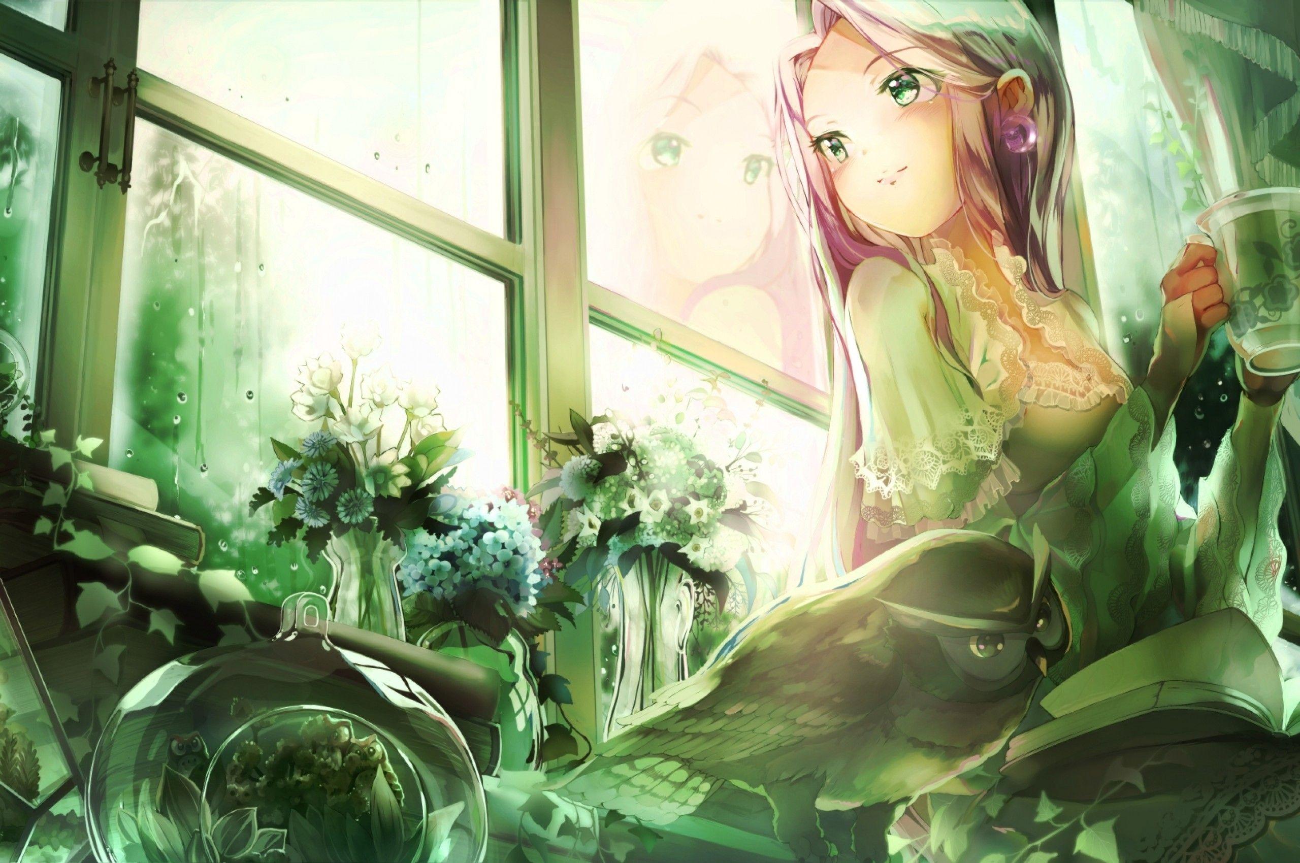 Green Anime Girl Wallpapers Top Free Green Anime Girl Backgrounds