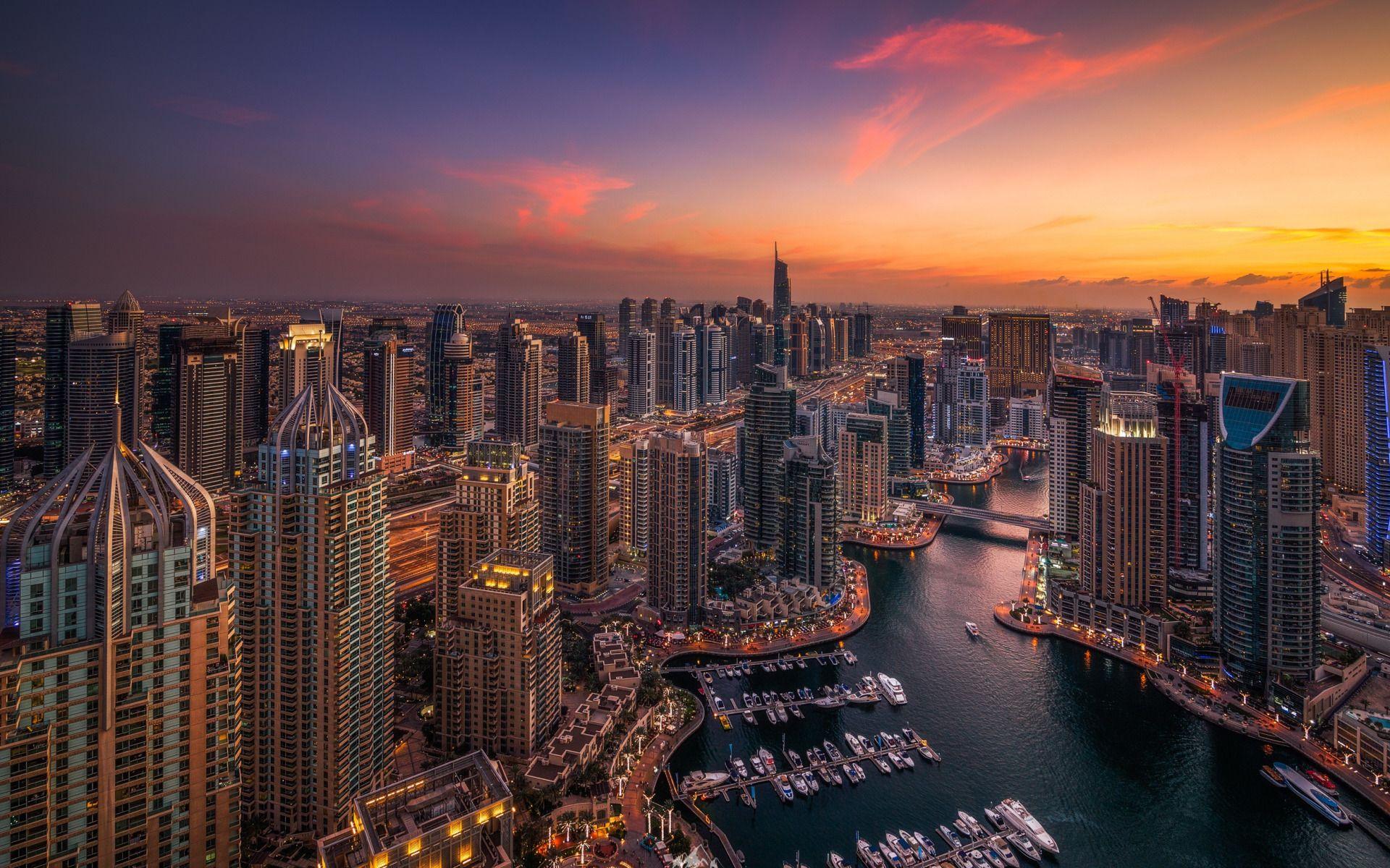 Dubai Sunset Wallpapers Top Free Dubai Sunset Backgrounds
