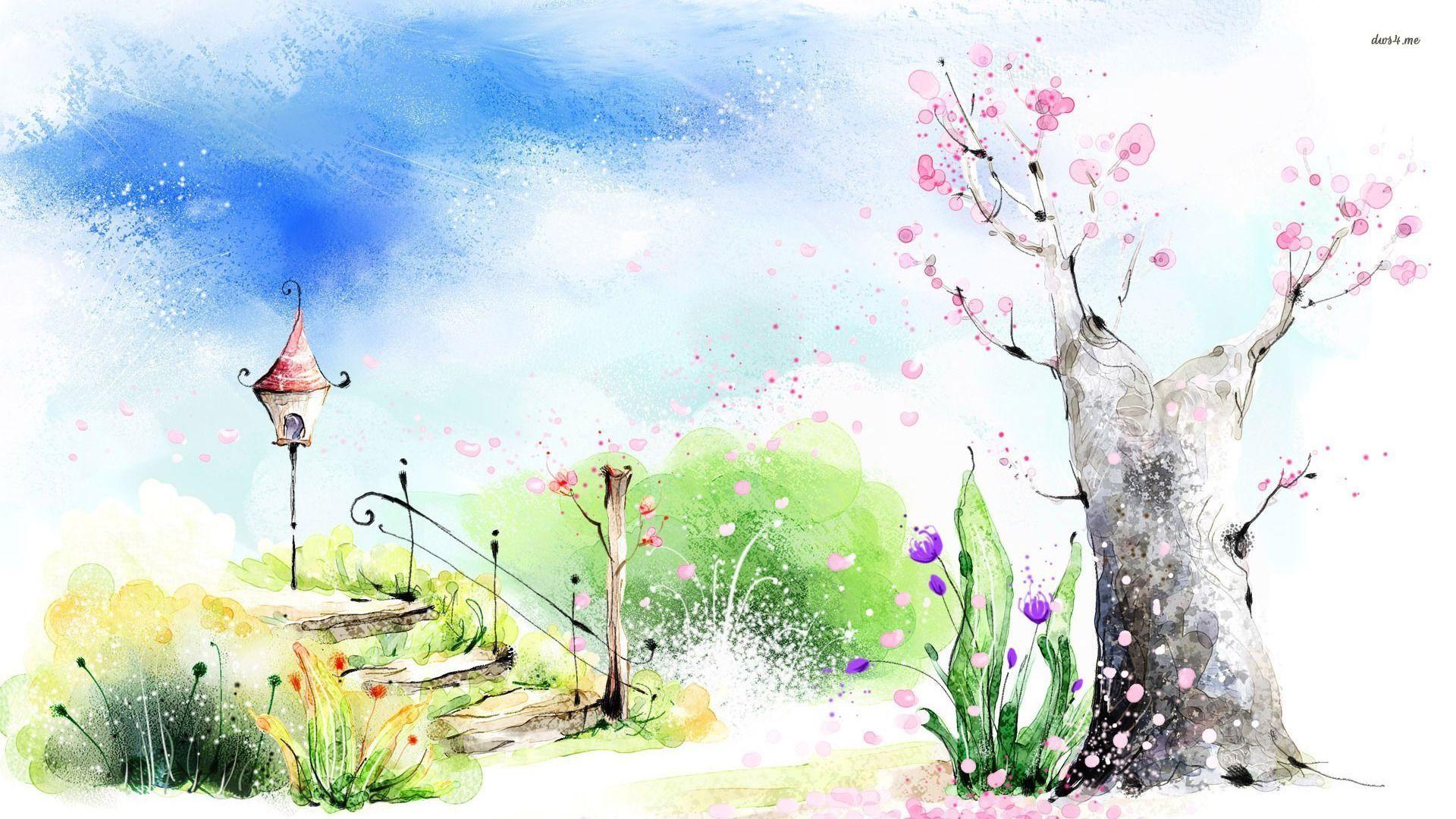 Anime Watercolor Wallpapers Top Free Anime Watercolor Backgrounds