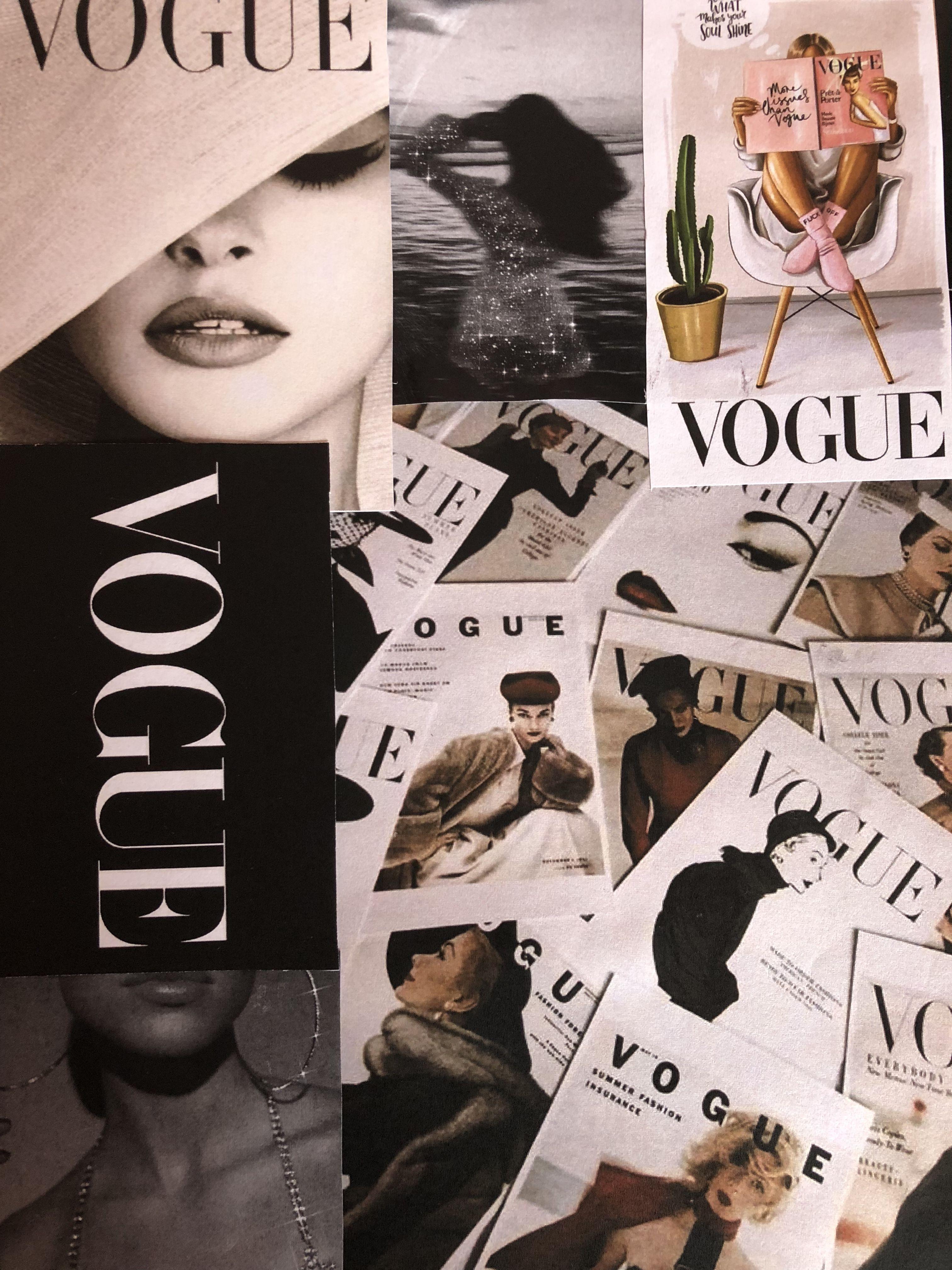 Vogue Collage Wallpapers Top Free Vogue Collage Backgrounds