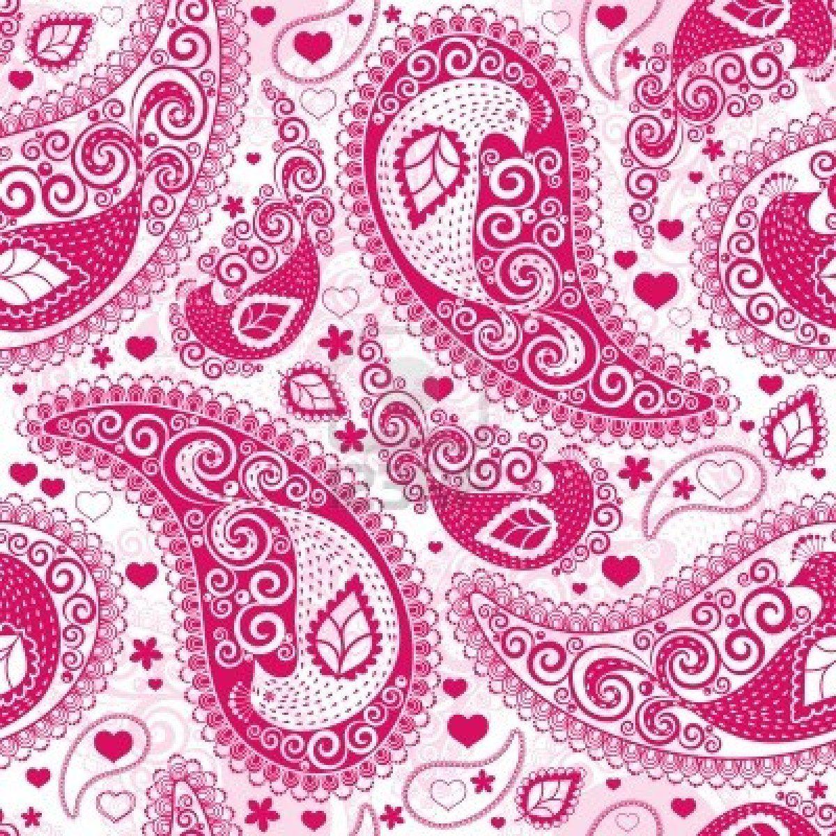 Pink Paisley Wallpapers Top Free Pink Paisley Backgrounds