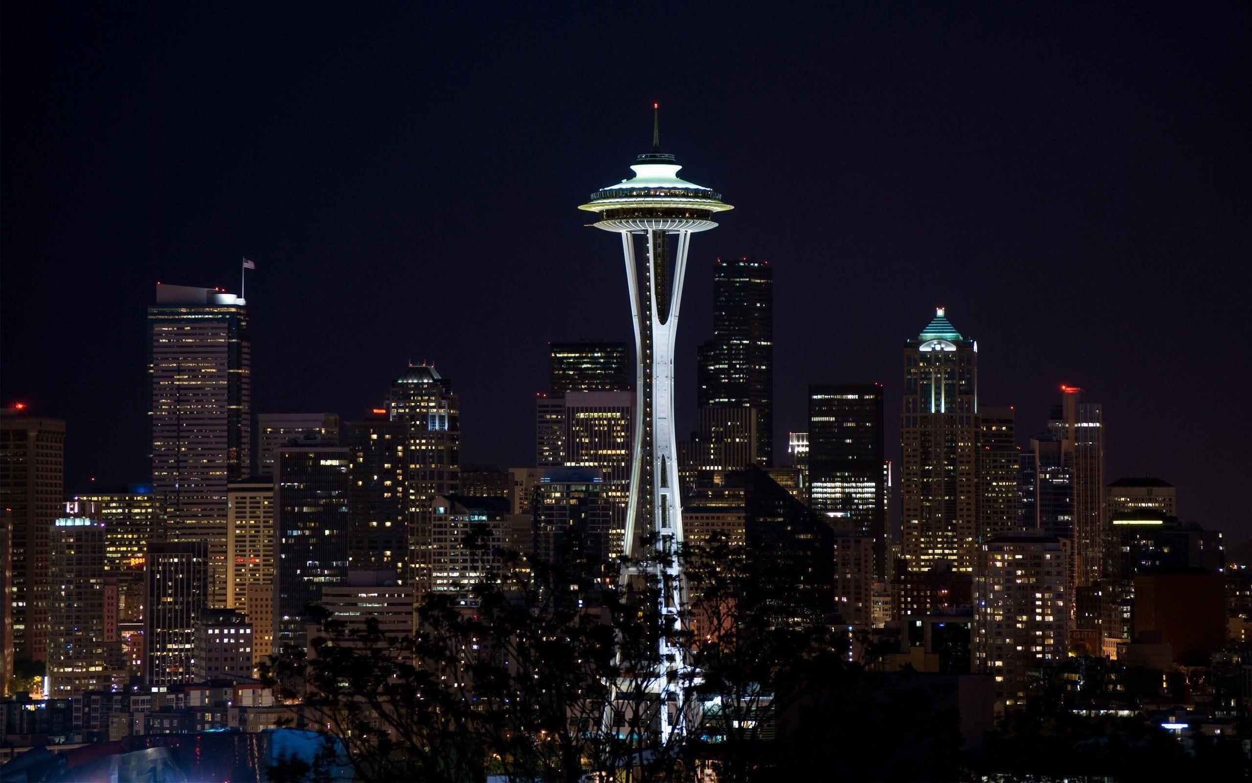 Seattle Night Wallpapers Top Free Seattle Night Backgrounds