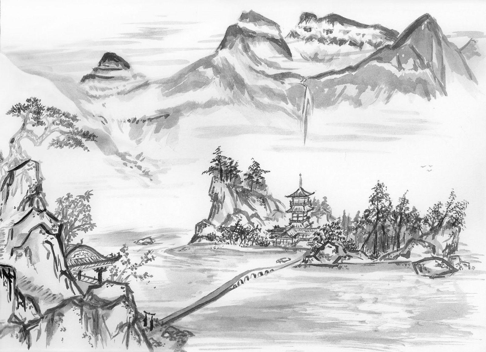 Japan Drawing Wallpapers Top Free Japan Drawing Backgrounds