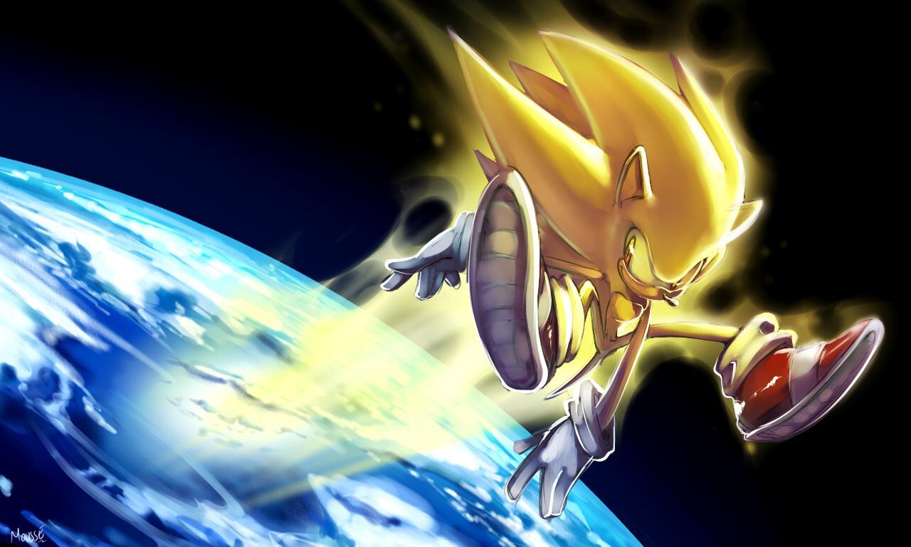 Golden Sonic Wallpapers Top Free Golden Sonic Backgrounds WallpaperAccess