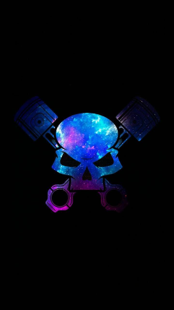 Galaxy Skull Wallpapers Top Free Galaxy Skull Backgrounds