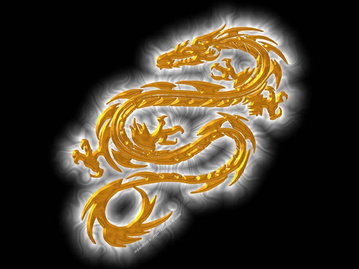 Gold Dragon Wallpapers Top Free Gold Dragon Backgrounds WallpaperAccess