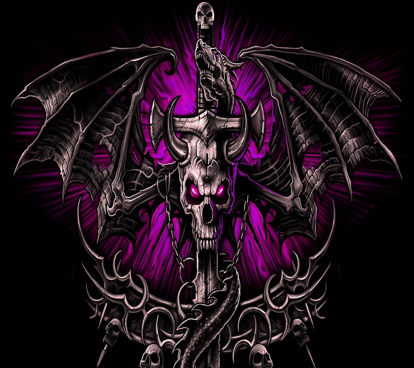 Skull Dragon Wallpapers Top Free Skull Dragon Backgrounds