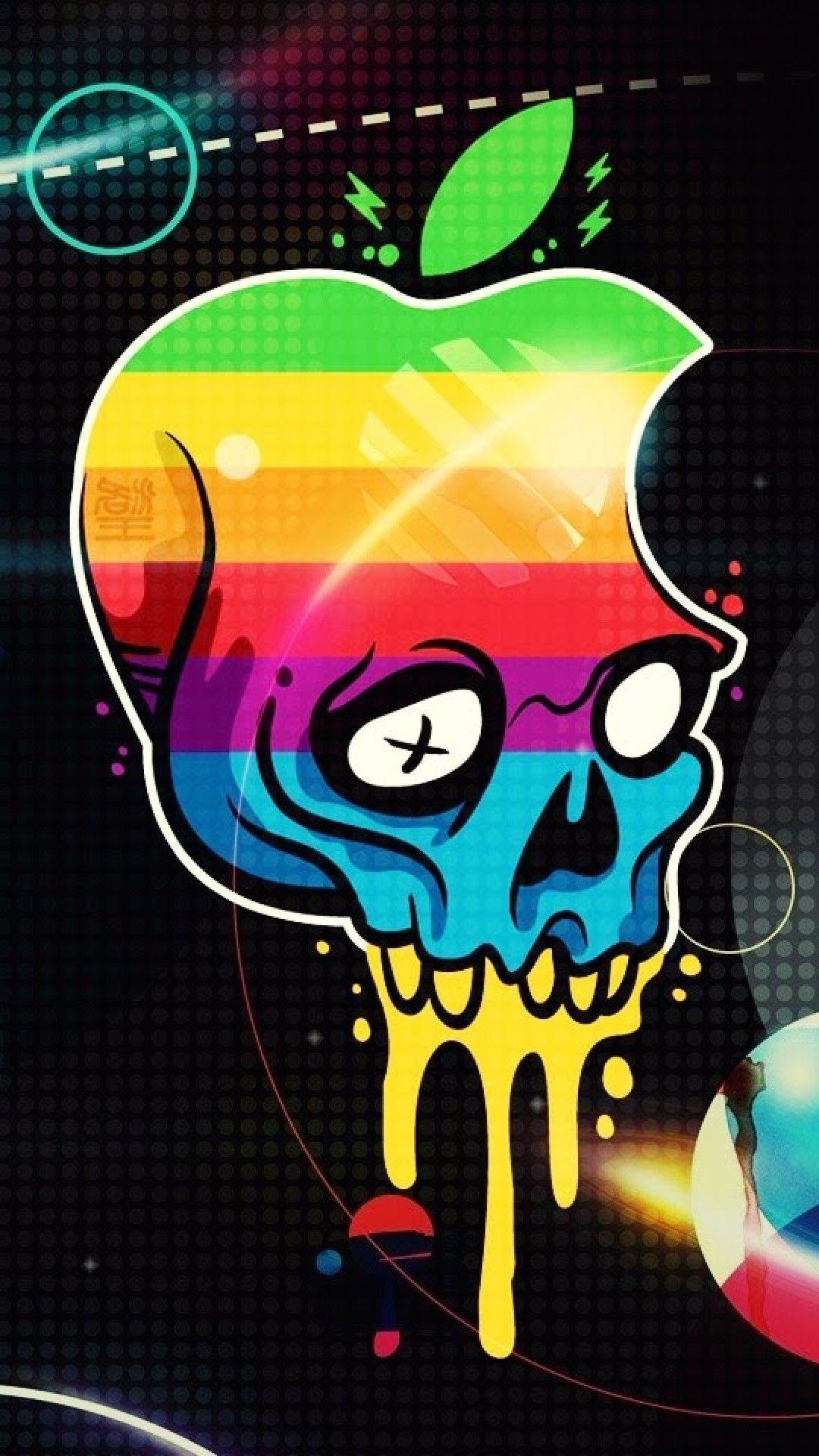 Apple Skull Wallpapers Top Free Apple Skull Backgrounds WallpaperAccess