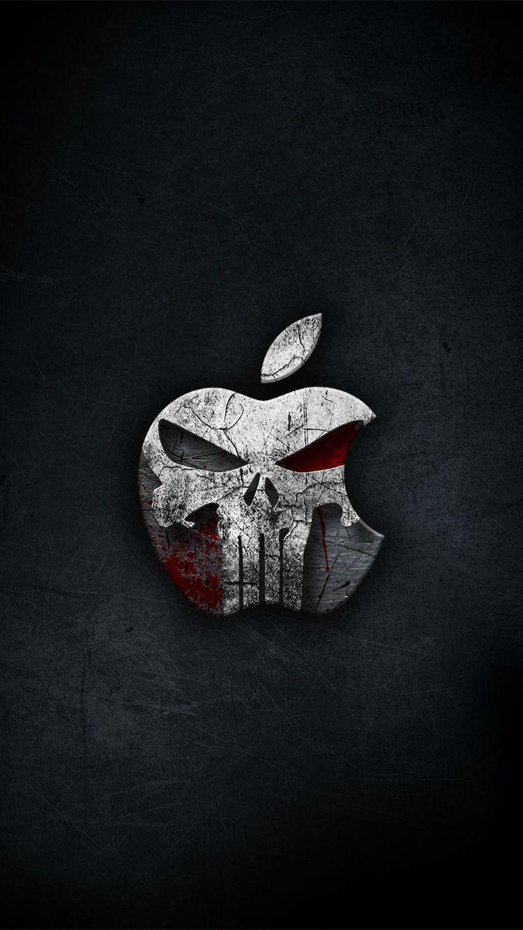 Skull Apple Logo Wallpapers Top Free Skull Apple Logo Backgrounds