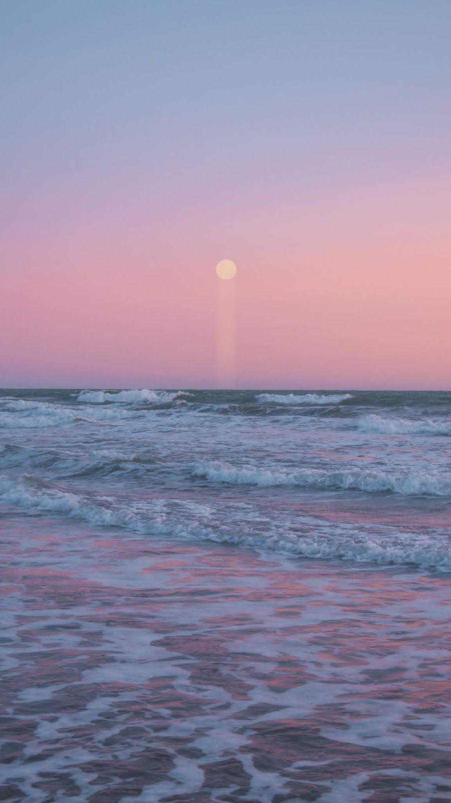 Pink Beach Aesthetic Wallpapers Top Free Pink Beach Aesthetic
