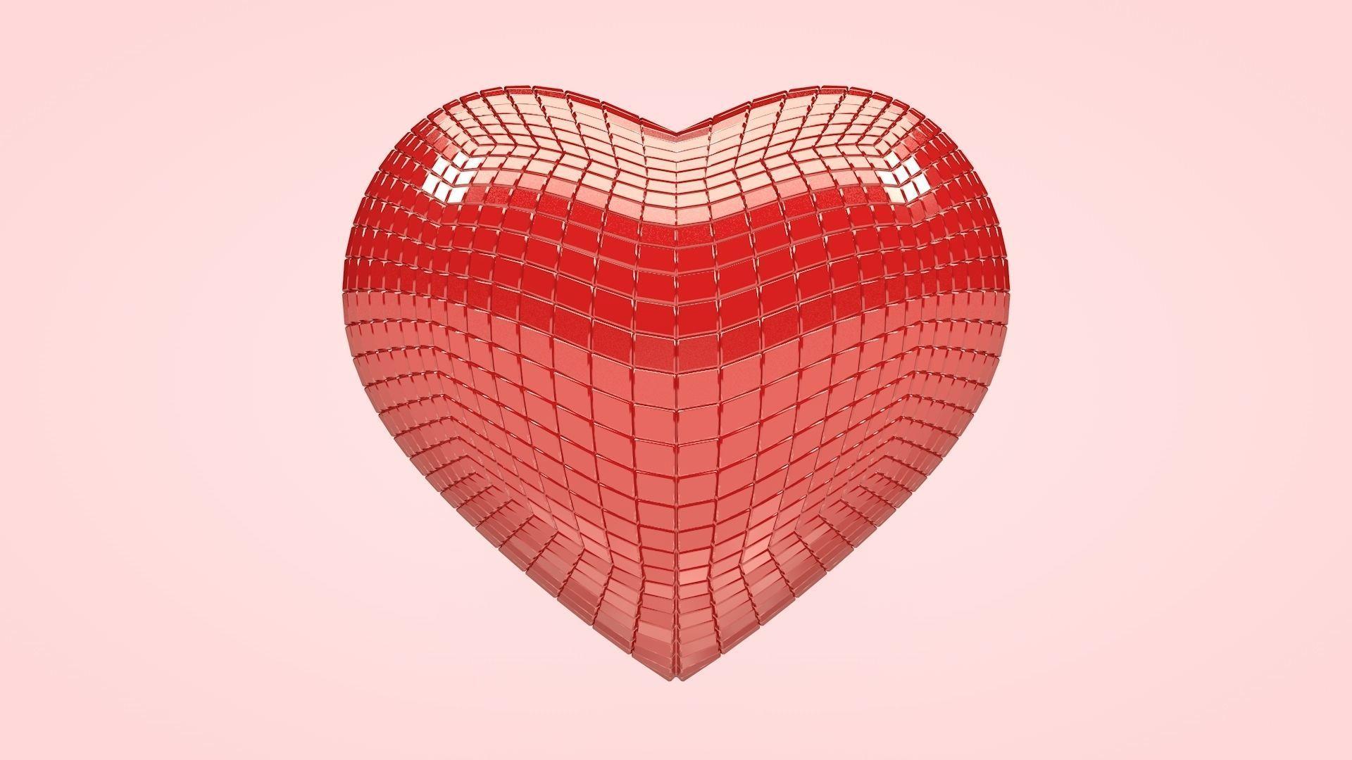 Heart 4D Abstract Wallpapers Top Free Heart 4D Abstract Backgrounds WallpaperAccess