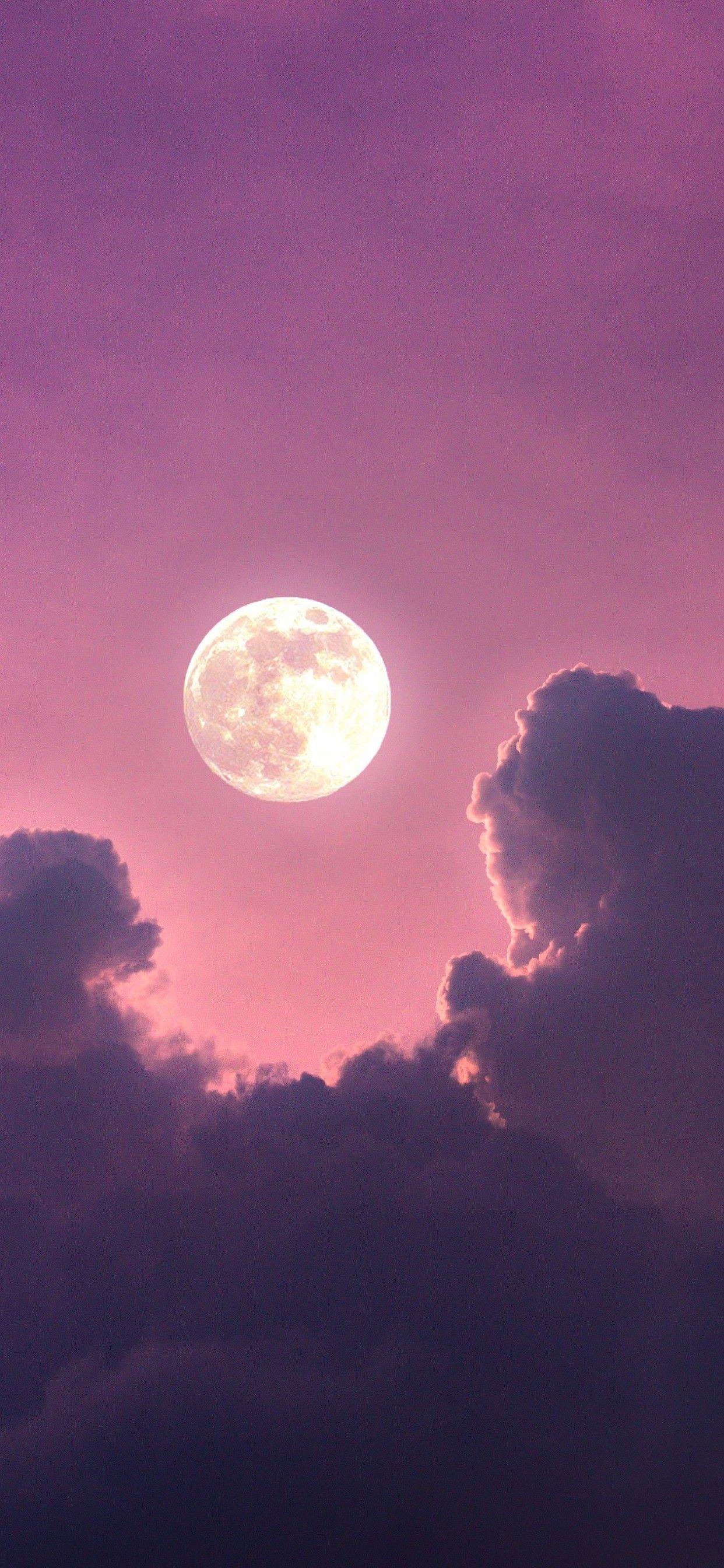 Pink and Purple Moon Wallpapers Top Free Pink and Purple Moon