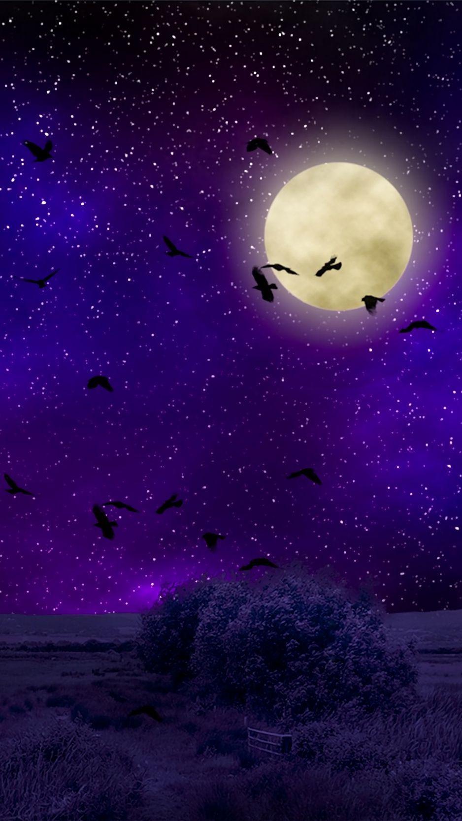 Pink and Purple Moon Wallpapers Top Free Pink and Purple Moon