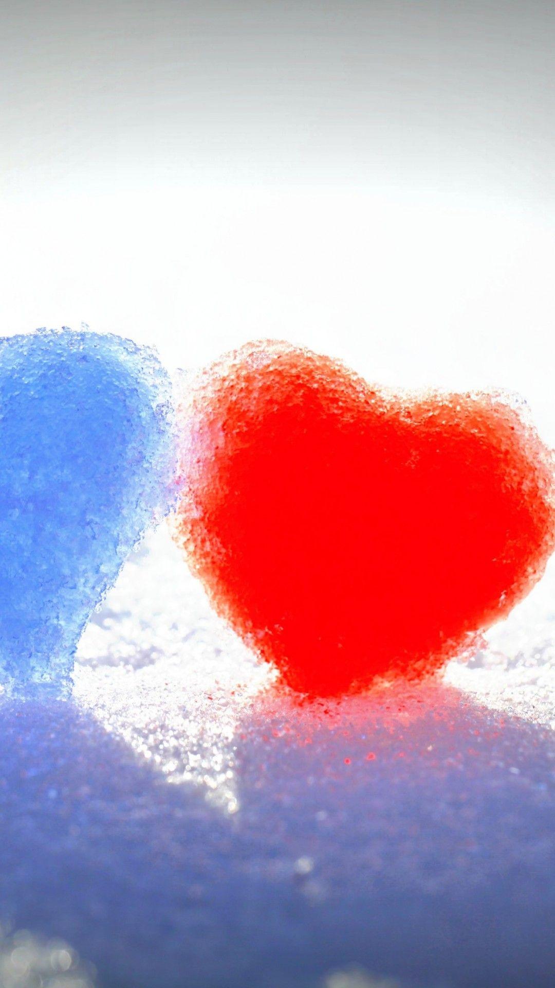 Red and Blue Heart Wallpapers Top Free Red and Blue Heart Backgrounds
