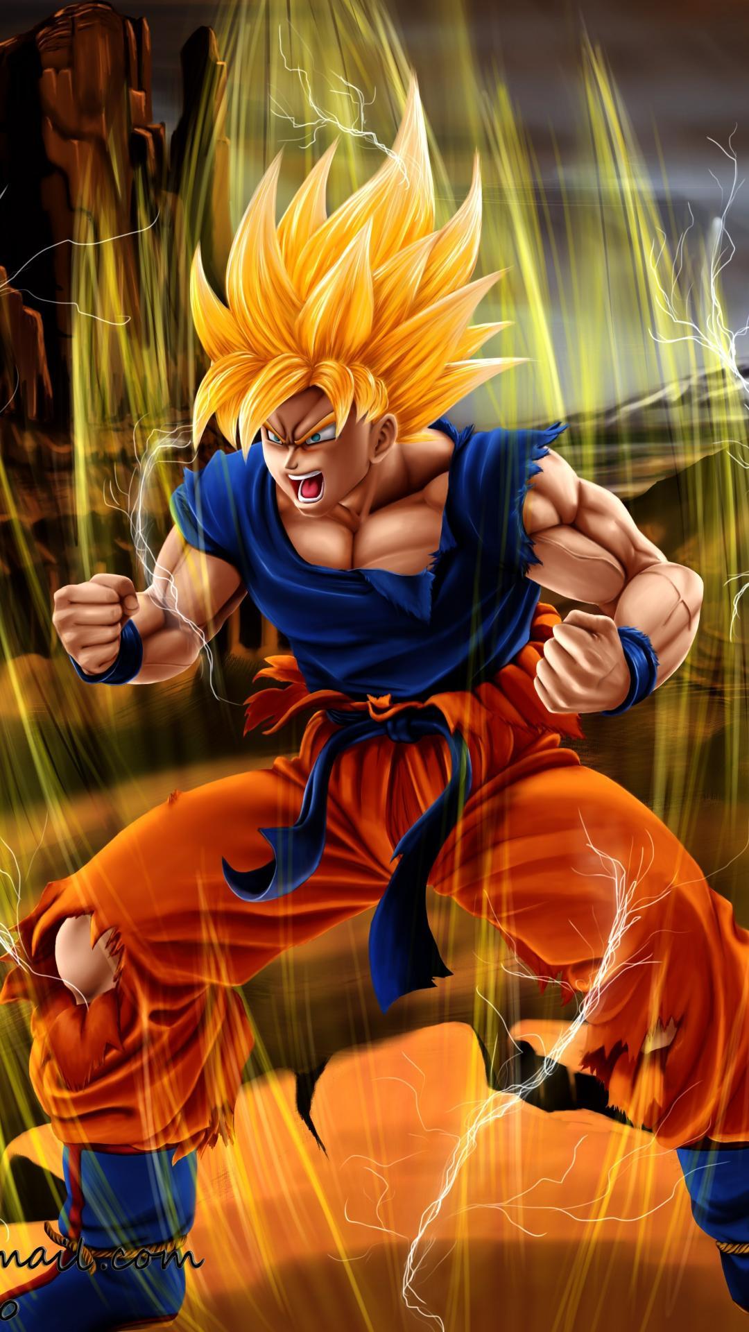 Goku iPhone Wallpapers Top Free Goku iPhone Backgrounds WallpaperAccess