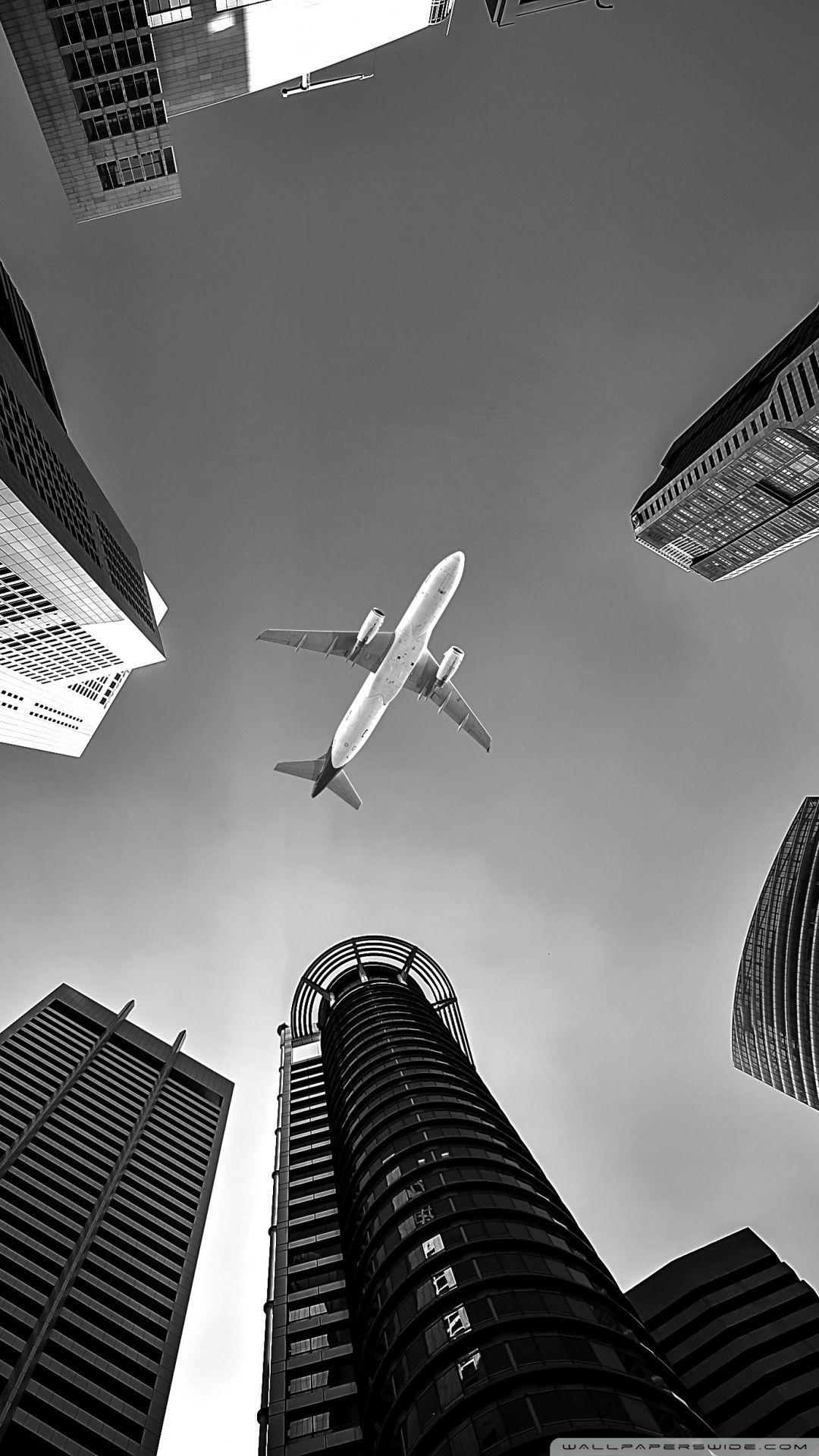 Black and White Airplane Wallpapers Top Free Black and White Airplane