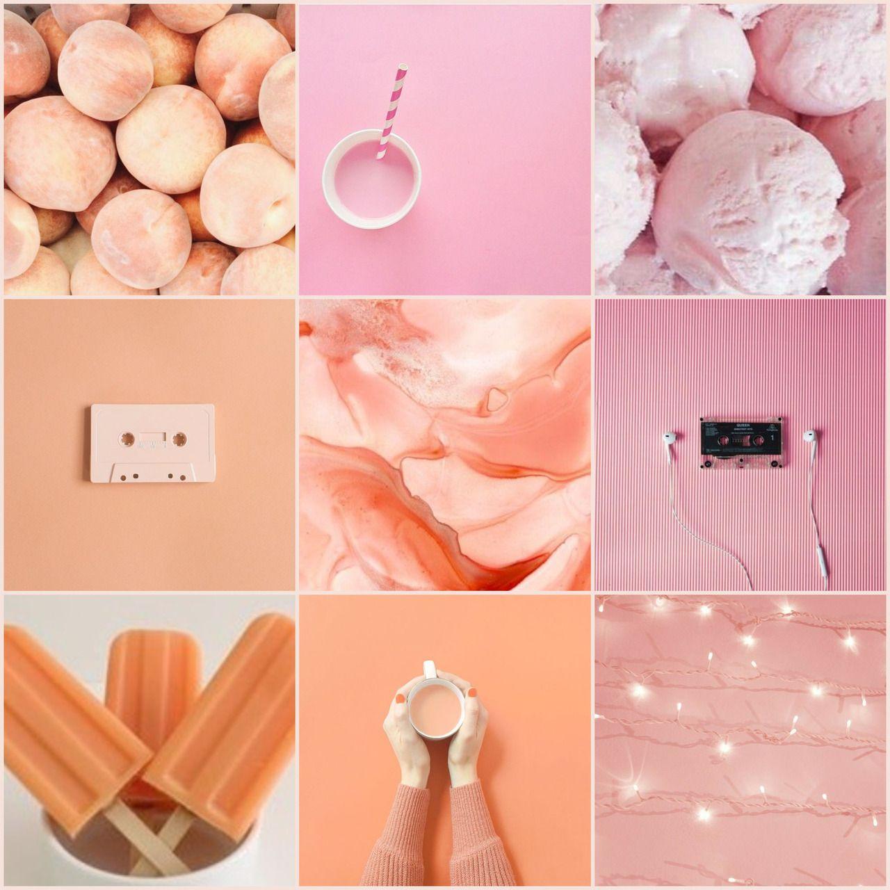 Aesthetic Coral Pink Wallpapers Top Free Aesthetic Coral Pink Backgrounds WallpaperAccess