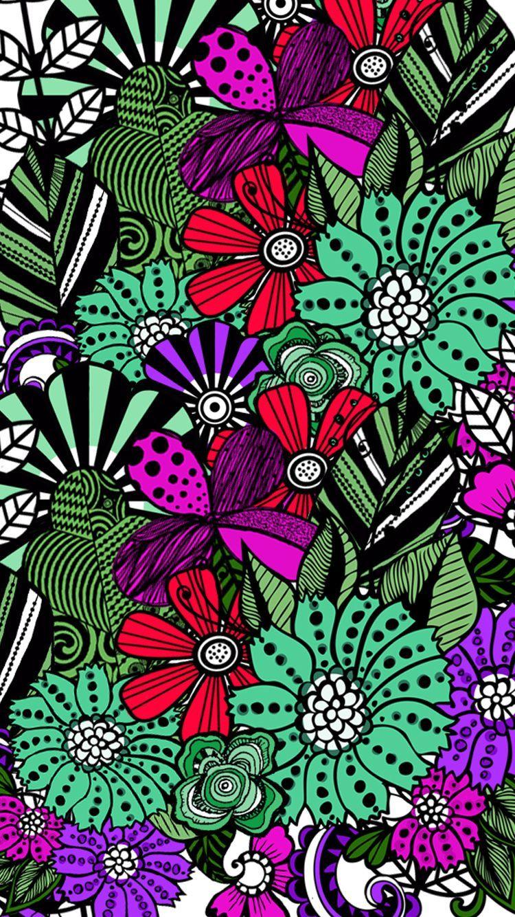 Bright Floral iPhone Wallpapers Top Free Bright Floral iPhone