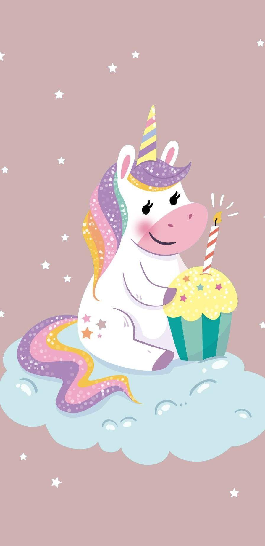 Cute Unicorn Birthday Wallpapers Top Free Cute Unicorn Birthday