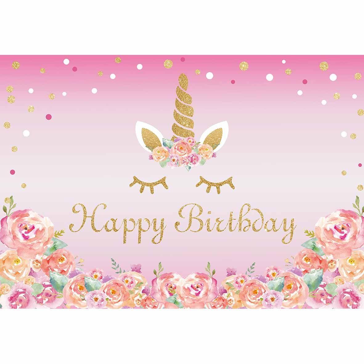 Cute Unicorn Birthday Wallpapers Top Free Cute Unicorn Birthday