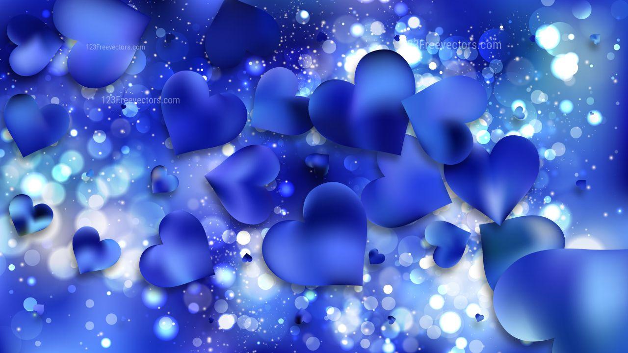 Update 57+ royal blue blue heart wallpaper in.cdgdbentre