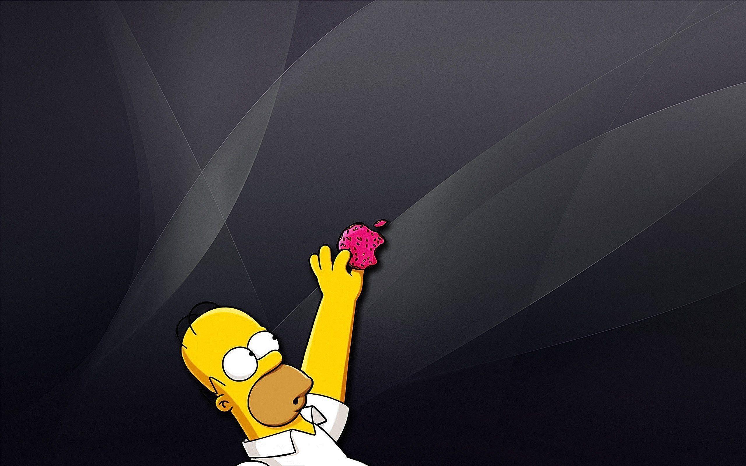 Homer Simpson Apple Wallpapers Top Free Homer Simpson Apple